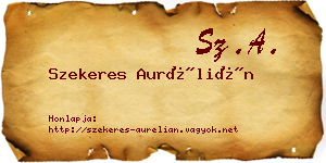 Szekeres Aurélián névjegykártya